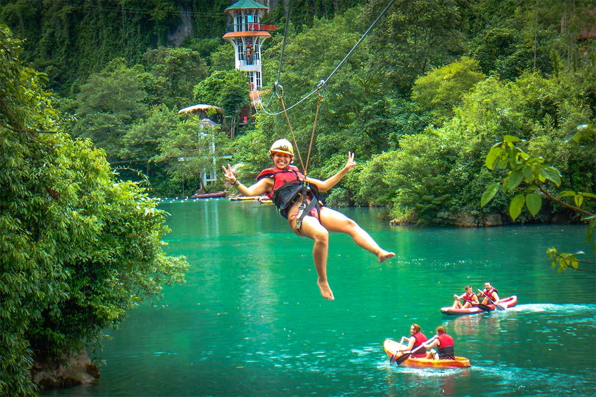 Zipline Dark Cave Hang Toi Phong Nha
